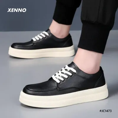 Genuine Leather Lightweight Breathable Sneakers